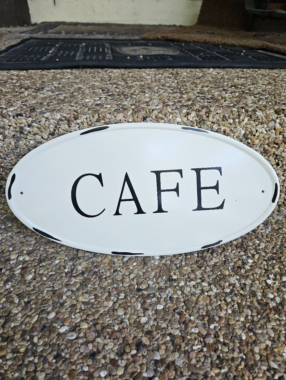 Cafe Metal Sign
